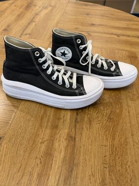 Converse Chuck Taylor All Star Move Platform High Top Sneakers Black Women’s 9
